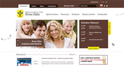Desktop Screenshot of nowadeba.pl